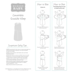 Hudson Baby Infant Girl Convertible Swaddle Sleep Sack, Plants -Hudson Baby Store GUEST 03f32124 3b5c 4b2b 8f1e 4243c6f905f1 9