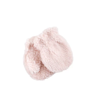 Hudson Baby Infant Girl Trapper Hat, Mitten And Bootie Set, Pink Bear 5 Hudson Baby Infant Girl Trapper Hat, Mitten And Bootie Set, Pink Bear - Image 5