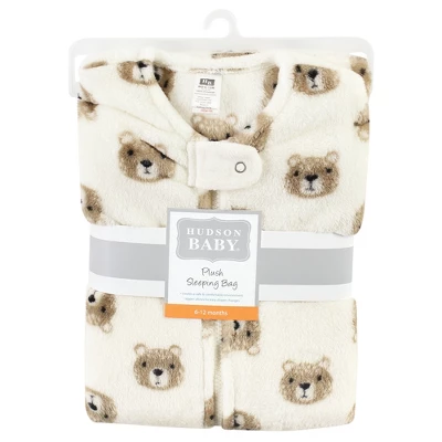 Hudson Baby Unisex Baby Plush Sleeveless Sleeping Bag, Sack, Blanket, Bear 1 Hudson Baby Unisex Baby Plush Sleeveless Sleeping Bag, Sack, Blanket, Bear
