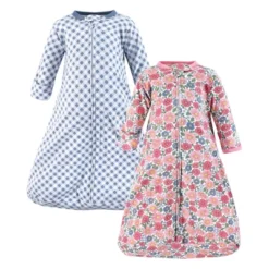 Hudson Baby Infant Girl Cotton Long-Sleeve Wearable Sleeping Bag, Sack, Blanket, Pink Blue Pretty Floral -Hudson Baby Store GUEST 0892055b 269d 4d0c 8602 8891b4b3a723