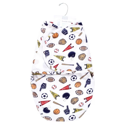 Hudson Baby Infant Boy Plush Faux Fur Swaddle Wrap, Sports Fan, 0-3 Months 1 Hudson Baby Infant Boy Plush Faux Fur Swaddle Wrap, Sports Fan, 0-3 Months