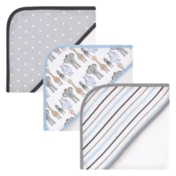 Hudson Baby Infant Boy Cotton Rich Hooded Towels, Royal Safari, One Size -Hudson Baby Store GUEST 0ab1c17c 7253 4976 988e 749807741a31