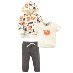 Hudson Baby Infant And Toddler Boy Cotton Hoodie, Bodysuit Or Tee Top And Pant Set, Forest Toddler -Hudson Baby Store GUEST 0d100f77 6957 4cf7 b2dc 08fb25e402dc