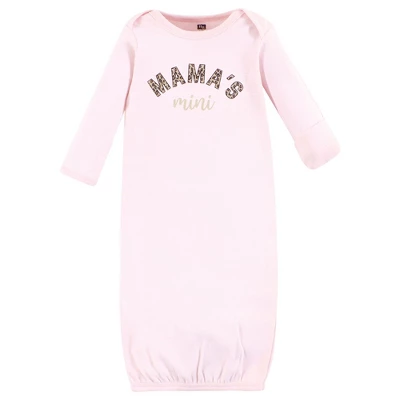Hudson Baby Infant Girl Gown, Swaddle Blanket And Cap Or Headband, Leopard Mamas Mini, 0-6 Months 3 Hudson Baby Infant Girl Gown, Swaddle Blanket And Cap Or Headband, Leopard Mamas Mini, 0-6 Months - Image 3