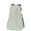 Hudson Baby Infant Boy Thermal Sleeveless Sleeping Bag 2pk, Sage Dinosaur