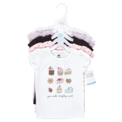 Hudson Baby Infant And Toddler Girl Short Sleeve T-Shirts, Bakery Tea Party