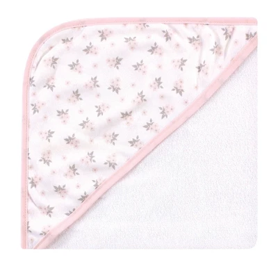 Hudson Baby Infant Girl Cotton Rich Hooded Towels, Cute Elephant, One Size 3 Hudson Baby Infant Girl Cotton Rich Hooded Towels, Cute Elephant, One Size - Image 3