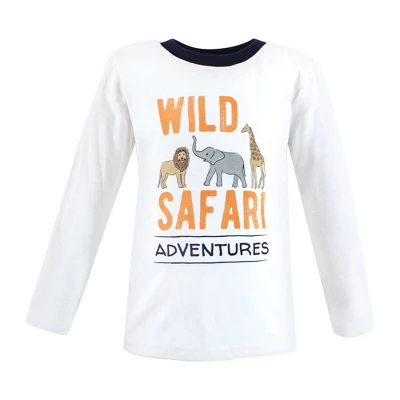 Hudson Baby Infant And Toddler Boy Long Sleeve T-Shirts, Cool Safari 2 Hudson Baby Infant And Toddler Boy Long Sleeve T-Shirts, Cool Safari - Image 2
