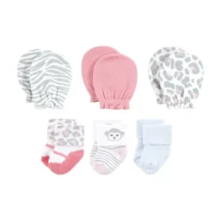 Hudson Baby Infant Girl Caps Or Headbands, Bibs, Mittens And Socks 12pc Set, Safari, 0-6 Months -Hudson Baby Store GUEST 1445ddca 583d 4676 a5e7 39e65cb11bf2