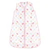 Hudson Baby Infant Girl Muslin Cotton Sleeveless Wearable Sleeping Bag, Sack, Blanket, Ice Cream