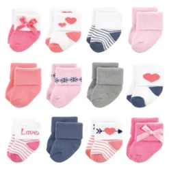 Hudson Baby Infant Girl Cotton Rich Newborn And Terry Socks, Love 12-Pack 16 Hudson Baby Infant Girl Cotton Rich Newborn And Terry Socks, Love 12-Pack -Hudson Baby Store GUEST 1a37f1f1 9fcc 46fc a771 247d1c46823e