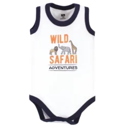 Hudson Baby Infant Boy Cotton Sleeveless Bodysuits 5pk, Wild Safari 10 Hudson Baby Infant Boy Cotton Sleeveless Bodysuits 5pk, Wild Safari -Hudson Baby Store GUEST 1a4b9c36 ca62 42b7 8bb7 ec25b0384cb2