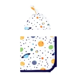 Hudson Baby Infant Boy Gown, Swaddle Blanket And Cap Or Headband, Solar System, 0-6 Months -Hudson Baby Store GUEST 1ac8021a b94c 4083 a02c 4dfb6515995d