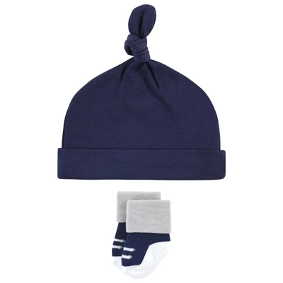 Hudson Baby Infant Boy Cap And Socks Set, Dinosaur, 0-9 Months 3 Hudson Baby Infant Boy Cap And Socks Set, Dinosaur, 0-9 Months - Image 3