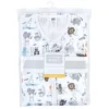 Hudson Baby Unisex Baby Long Sleeve Muslin Sleeping Bag, Wearable Blanket, Sleep Sack, Alphabet Animals