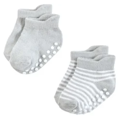 Hudson Baby Infant Boy Non-Skid No-Show Socks, Black White Stripes -Hudson Baby Store GUEST 20575791 aa67 443a b280 d69ff153184f
