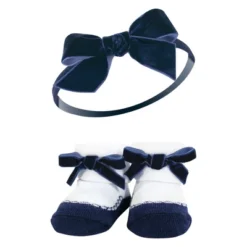 Hudson Baby Infant Girl Headband And Socks Giftset, Dark Red Blue, One Size -Hudson Baby Store GUEST 21717654 1b70 4c0c b08b 111128d43c09