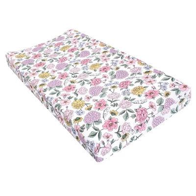 Hudson Baby Infant Girl Changing Pad Cover, Vintage Blossom, One Size 2 Hudson Baby Infant Girl Changing Pad Cover, Vintage Blossom, One Size - Image 2