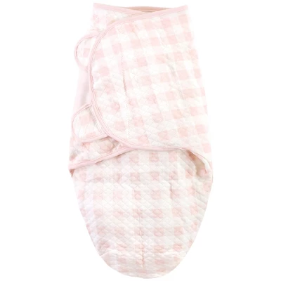 Hudson Baby Infant Girl Quilted Cotton Swaddle Wrap 3pk, Enchanted Forest, 0-3 Months 3 Hudson Baby Infant Girl Quilted Cotton Swaddle Wrap 3pk, Enchanted Forest, 0-3 Months - Image 3
