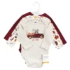 Hudson Baby Unisex Baby Cotton Long-Sleeve Bodysuits, Hello Autumn