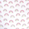 Hudson Baby Infant Girl Changing Pad Cover, Modern Rainbow, One Size