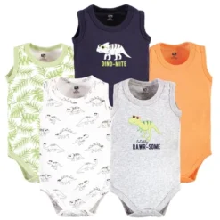 Hudson Baby Infant Boy Cotton Sleeveless Bodysuits, Cool Dinosaurs -Hudson Baby Store GUEST 2a91267f da96 4e18 b7ac 63336a06a4f5