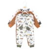 Hudson Baby Cotton Sleep And Play, Woodland Animals