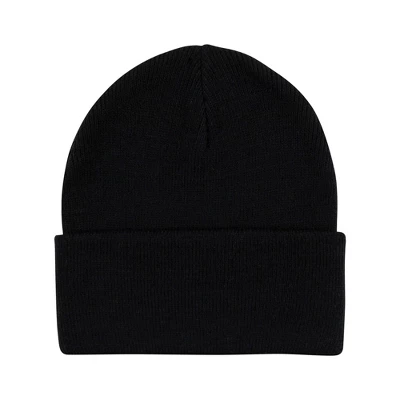 Hudson Baby Infant Girl Knit Cuffed Beanie 3pk, Dark Pink 4 Hudson Baby Infant Girl Knit Cuffed Beanie 3pk, Dark Pink - Image 4