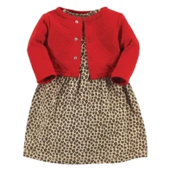 Hudson Baby Infant Girl Quilted Cardigan And Dress, Leopard Red -Hudson Baby Store GUEST 32579c84 b324 4a3b 8383 f12387081963