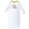 Hudson Baby Girl Cotton Gowns, Daisy, Preemie/Newborn