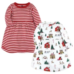 Hudson Baby Infant And Toddler Girl Cotton Dresses, North Pole -Hudson Baby Store GUEST 34c0efc4 0bc7 4405 bf40 03c3de99621f