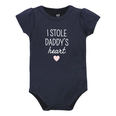 Hudson Baby Infant Boys Cotton Bodysuit And Pant Set, Bold Mom Dad 2 Hudson Baby Infant Boys Cotton Bodysuit And Pant Set, Bold Mom Dad - Image 2