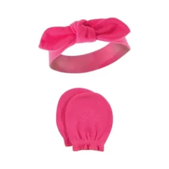 Hudson Baby Infant Girl Cotton Headband And Scratch Mitten Set, Botanical, 0-6 Months -Hudson Baby Store GUEST 357f21b8 105c 45c4 b2ca 78409b248a87