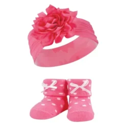 Hudson Baby Infant Girls Headband And Socks Giftset, Teal Coral, One Size -Hudson Baby Store GUEST 35a68496 4f70 4798 969f 87778fb52b39