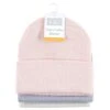 Hudson Baby Family Knit Cuffed Beanie 3pk, Lavender