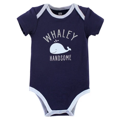 Hudson Baby Infant Boy Cotton Bodysuits 5pk, Whaley Handsome 5 Hudson Baby Infant Boy Cotton Bodysuits 5pk, Whaley Handsome - Image 5