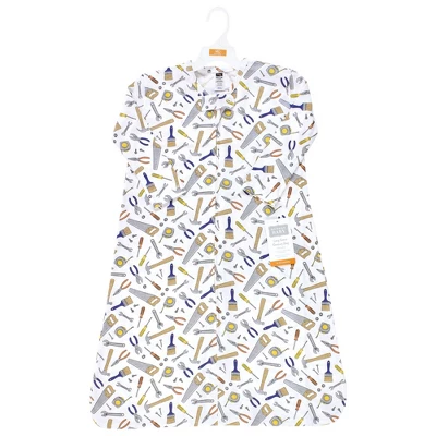 Hudson Baby Long Sleeve Cotton Jersey Sleeping Bag, Sack, Blanket, Construction Work 1 Hudson Baby Long Sleeve Cotton Jersey Sleeping Bag, Sack, Blanket, Construction Work