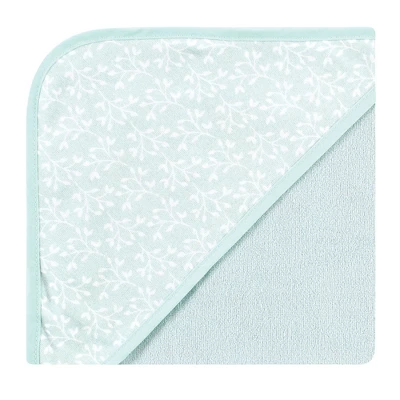 Hudson Baby Infant Girl Cotton Rich Hooded Towels, Enchanted Forest, One Size 2 Hudson Baby Infant Girl Cotton Rich Hooded Towels, Enchanted Forest, One Size - Image 2