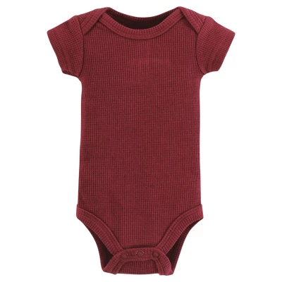 Hudson Baby Boys Thermal Preemie Layette Set 4pc Short Sleeve Outfit, Navy Plaid, Preemie 3 Hudson Baby Boys Thermal Preemie Layette Set 4pc Short Sleeve Outfit, Navy Plaid, Preemie - Image 3