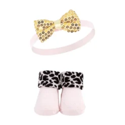 Hudson Baby Infant Girls Headband And Socks Giftset, Gold Sequin, One Size -Hudson Baby Store GUEST 3b8a9093 b623 454f 9505 5f42b6174376