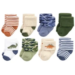 Hudson Baby Infant Boys Cotton Rich Newborn And Terry Socks, Dinosaur Explorer -Hudson Baby Store GUEST 3c79ad7e aa4b 4d4c 86b0 777ad2bbd09f