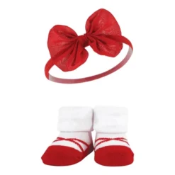 Hudson Baby Infant Girls Headband And Socks Giftset, Red Navy Bows, One Size -Hudson Baby Store GUEST 3c8241ec bf24 422e a2b5 819b02ab291d