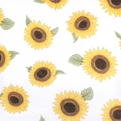 Hudson Baby Infant Girl Changing Pad Cover, Sunflower, One Size 1 Hudson Baby Infant Girl Changing Pad Cover, Sunflower, One Size