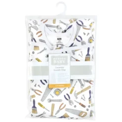 Hudson Baby Infant Boy Convertible Swaddle Sleep Sack, Construction Work