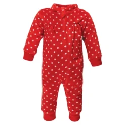 Hudson Baby Infant Girls Plush Jumpsuits, Poinsettia -Hudson Baby Store GUEST 4160b94c 8127 4bcc ad8e 5ff800a339d0