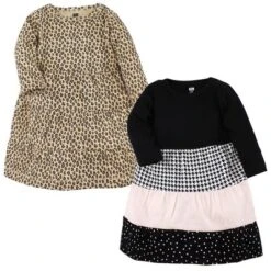 Hudson Baby Girl Cotton Dresses, Houndstooth Lt Pink -Hudson Baby Store GUEST 4851a9a2 cb23 4960 b68e aeddc0002860