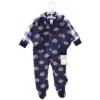 Hudson Baby Infant Boy Plush Sleep And Play, Football