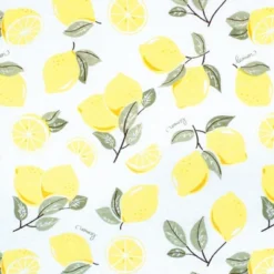Hudson Baby Infant Girl Changing Pad Cover, Lemon, One Size