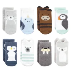Hudson Baby Infant Boy Cotton Rich Newborn And Terry Socks, Arctic Animals -Hudson Baby Store GUEST 4adfa89f 4a30 4300 a328 78068549781a