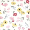 Hudson Baby Infant Girl Changing Pad Cover, Soft Painted Floral, One Size